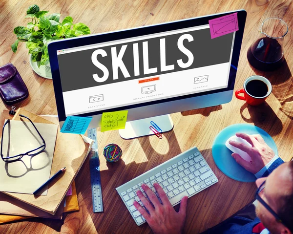 Skill Ability Qualification Concept — Stock Photo, Image