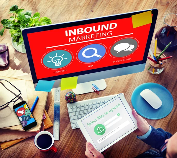 Inbound Marketing Concept — Stock Photo, Image
