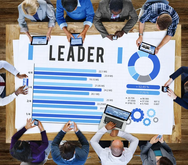 Group of business people at meeting — Stock Photo, Image