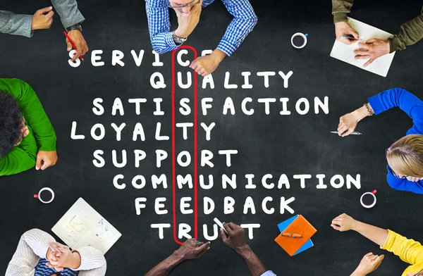 Customer Service kvalitetssystem — Stockfoto