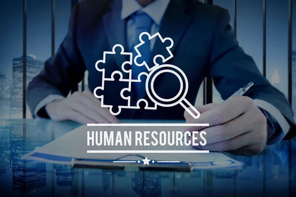 Recursos Humanos y Empresario — Foto de Stock