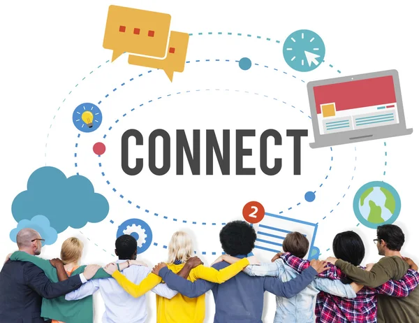 Diverse People and Connect Concept — Stock Photo, Image