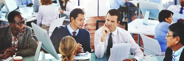 Mensen wereldwijde communicatie Office — Stockfoto