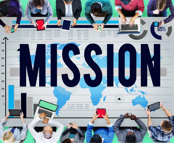 Mission Objective Aim — Stock Photo, Image