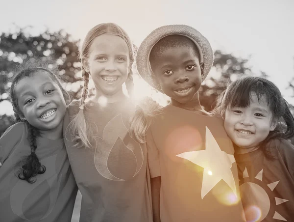 Children Kids Diversity Friendship — Stock Photo, Image