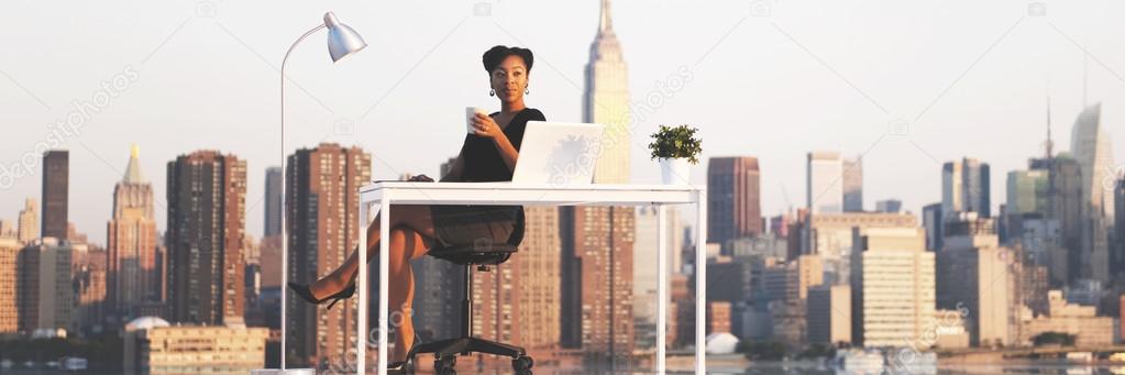 Businesswoman in New York city