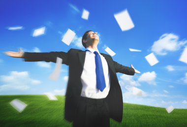 işadamı kol uzanmış