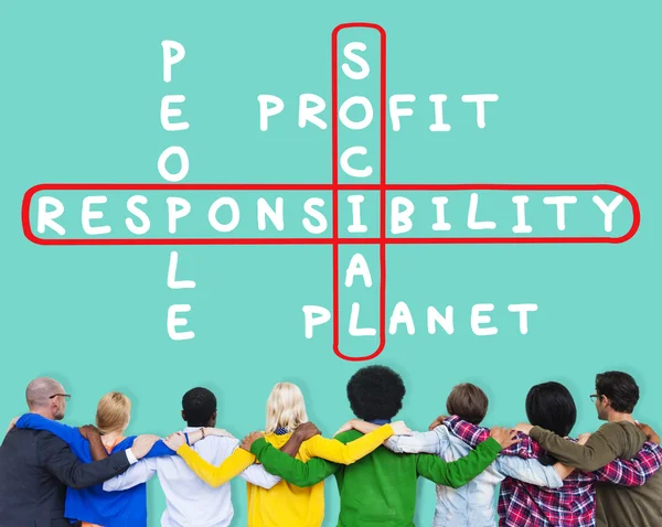 People and social responsibility — Stock Photo, Image