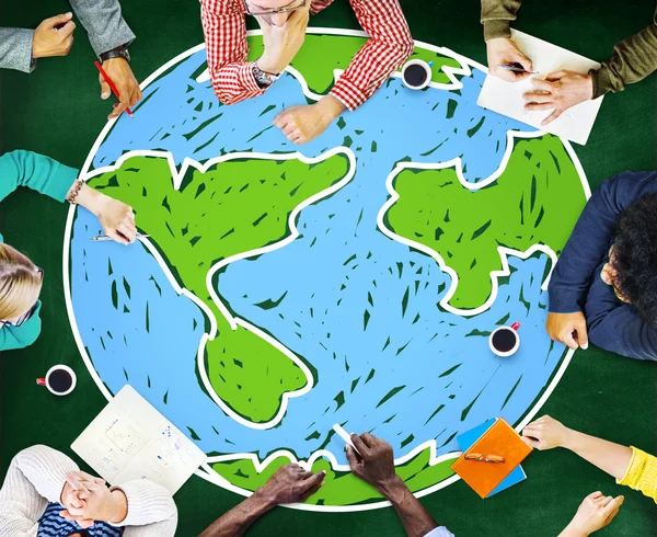 Global Networking Communication Concept — Stock Photo, Image