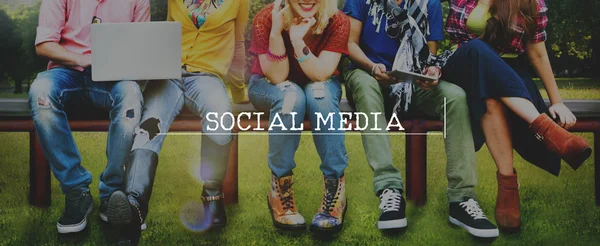 Social Media Concept — Stock Photo, Image