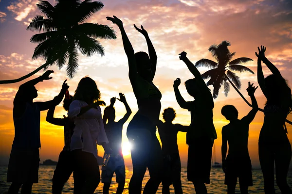 People at Beach Party Concept — Stock Photo, Image