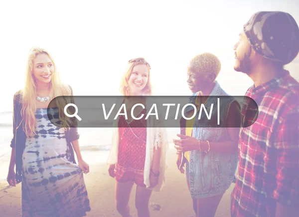 Vacanza Vacanza Tempo libero Viaggi Felicità Concetto — Foto Stock
