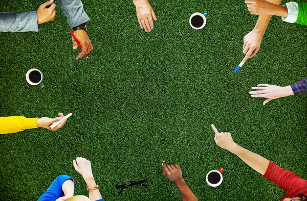 Empresários em reunião — Fotografia de Stock