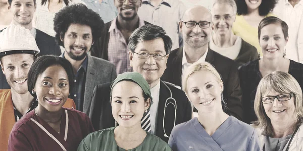 Diverse persone di varie professioni Concetto — Foto Stock