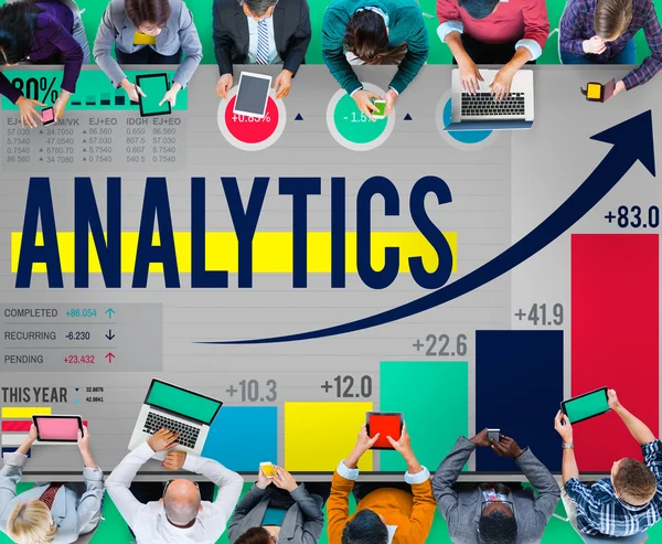 Analytics Analysis Data — Stock Photo, Image