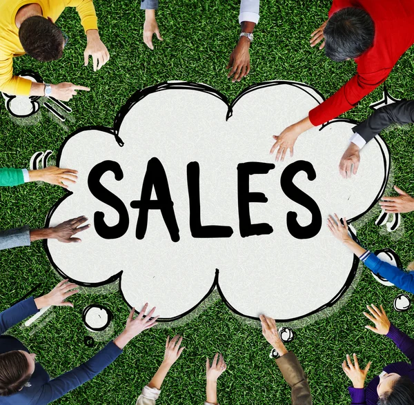 Concetto di Sales Economy Marketing — Foto Stock