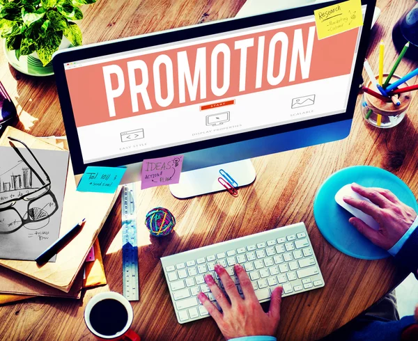 Concepto de marketing de promoción — Foto de Stock