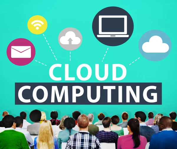 Cloud computing concept — Stock Photo, Image