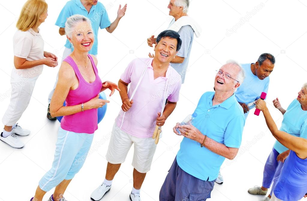 Seniors Adults Activity Concept