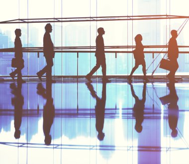 İş İnsanları Siluetleri