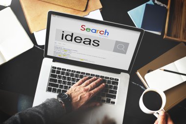 Arama fikirler aspirasyon Internet sitesi kavramı