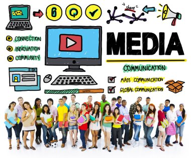 Gençler birlikte çeşitlilik