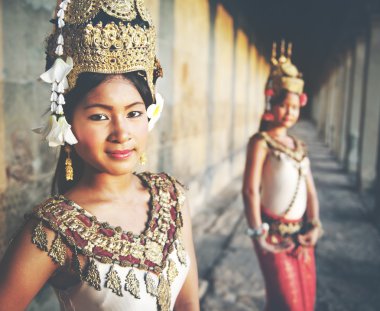 bir resim için poz dansçı