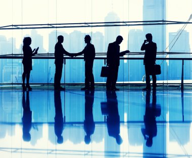 Grup iş adamları Office kavramı