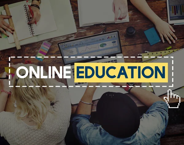 Online oktatási koncepció — Stock Fotó