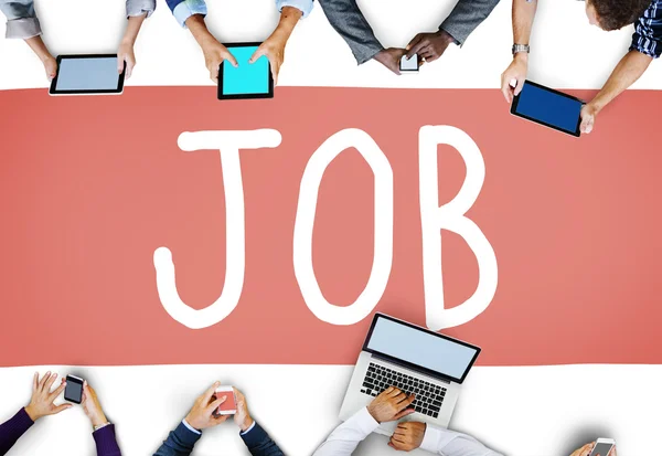 Job Beschäftigung Karriere Berufsziele Konzept — Stockfoto