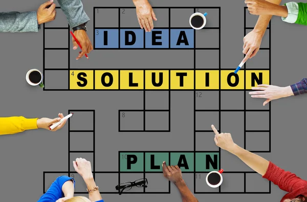 Concept d'idées de solutions — Photo