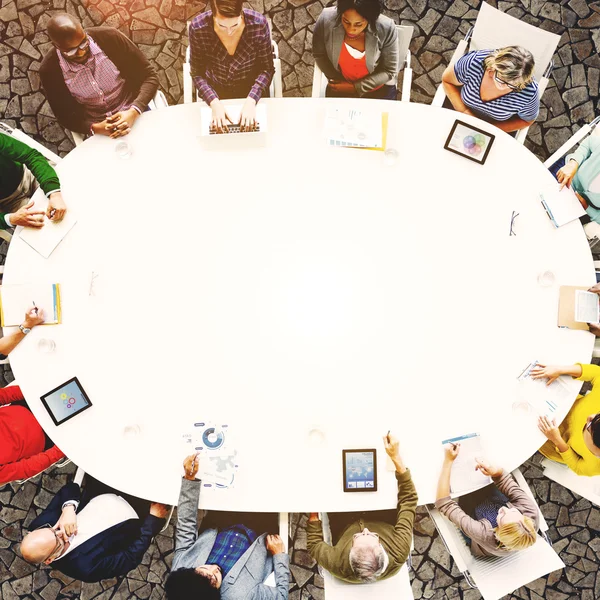 Grupo de empresários em reunião — Fotografia de Stock