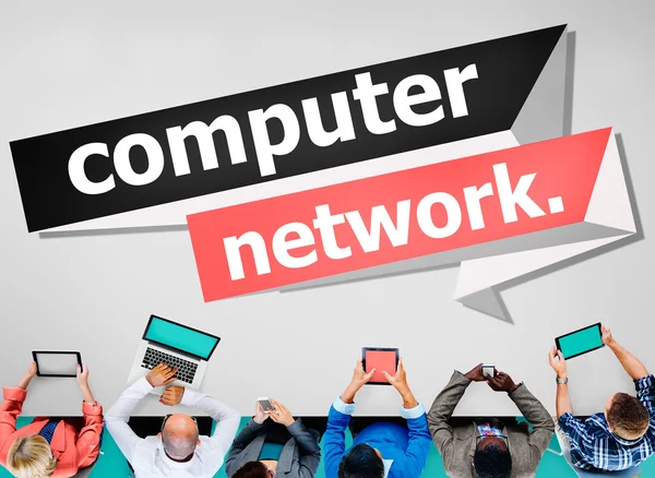 컴퓨터 네트워크 개념 — 스톡 사진