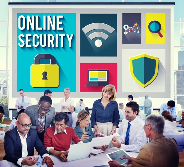 Protezione della sicurezza online — Foto Stock