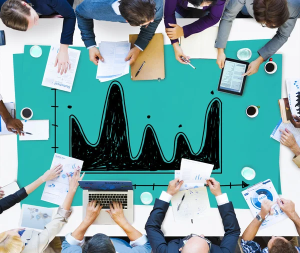 Inversión en diagramas, concepto de gráfico de ecuaciones —  Fotos de Stock