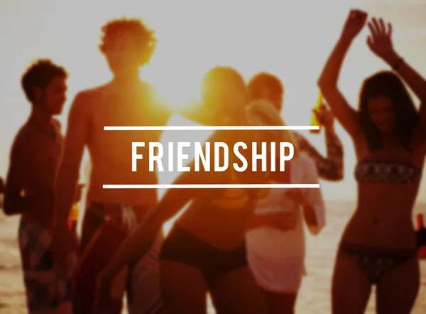 Friends Companionship Fellowship Concept — Stock Photo, Image