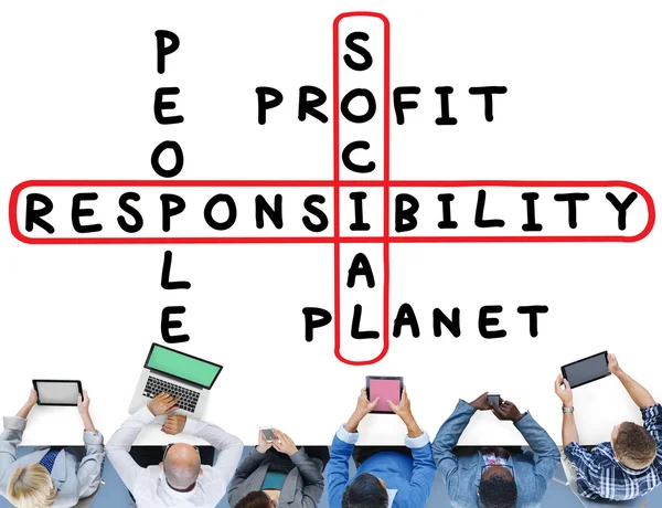 Concept de responsabilité sociale — Photo