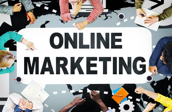 Online Marketing koncepció — Stock Fotó