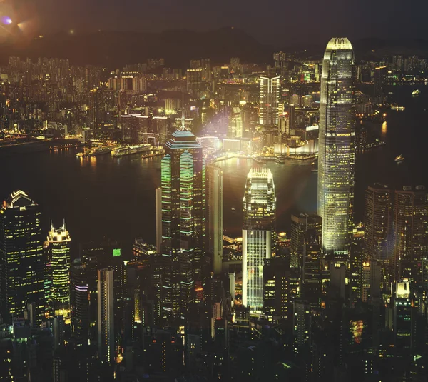 Cityscape binalar hong Kong — Stok fotoğraf