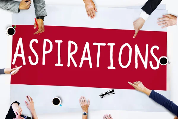 Aspiration Expectation Concept — Stock Photo, Image