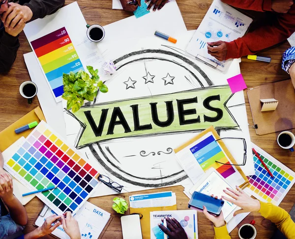 Values Worth Promotion Quality Concept — Stock Photo, Image