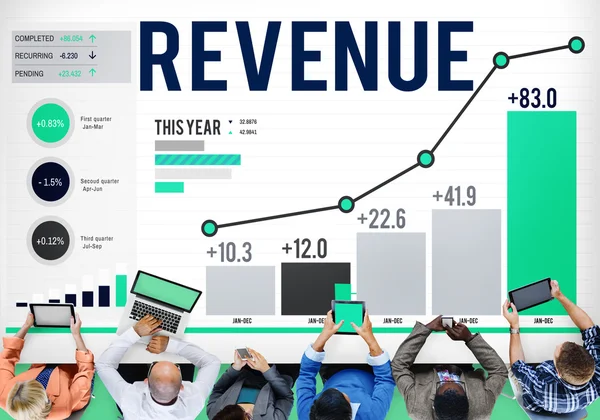 Revenue Accounting Concept — Stock Photo, Image