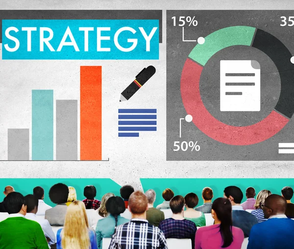 Marketing Strategia Branding — Foto Stock
