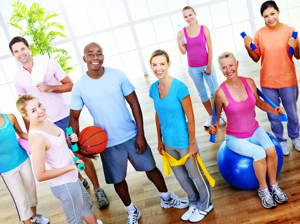 Group Training Exercise Concept — Stock Photo, Image