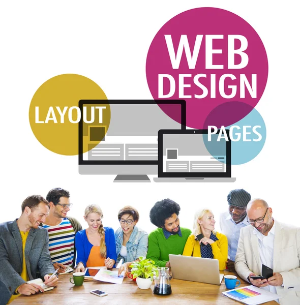 Conceito de Web design — Fotografia de Stock