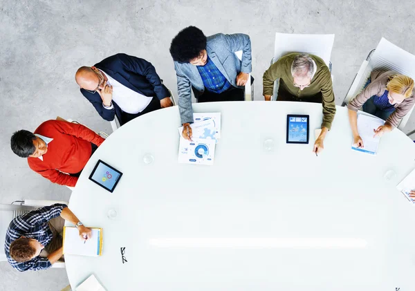 Grupo de Empresários em Reunião — Fotografia de Stock