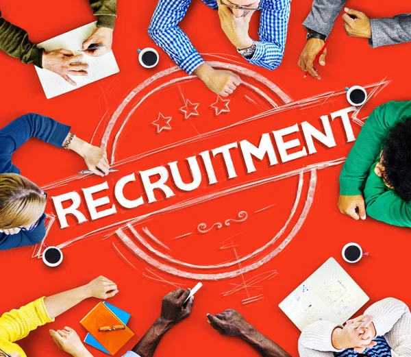 Recruitment Hiring, Job Occupation Concept — Stock Photo, Image