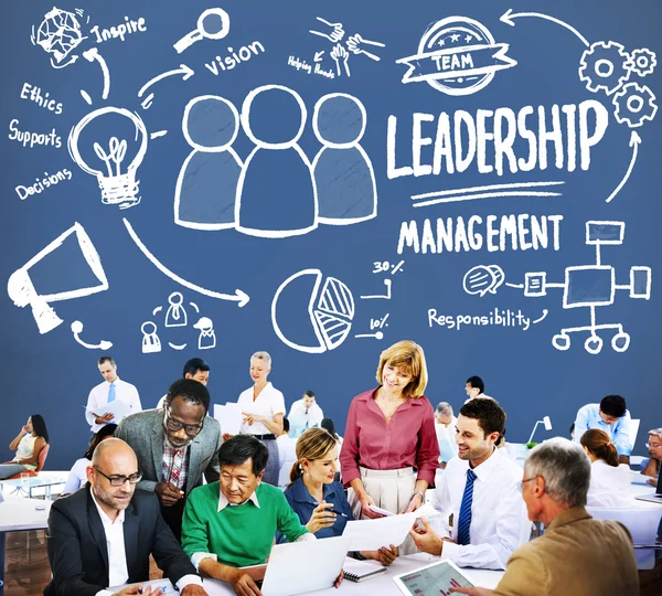 Vedení a řízení vůdce — Stock fotografie