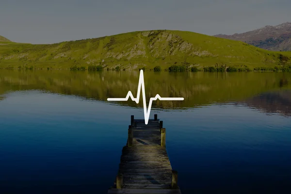 Heartbeat liv hälsa — Stockfoto