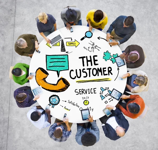 Het Customer Service Concept — Stockfoto